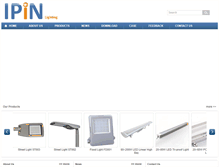 Tablet Screenshot of ipinlighting.com